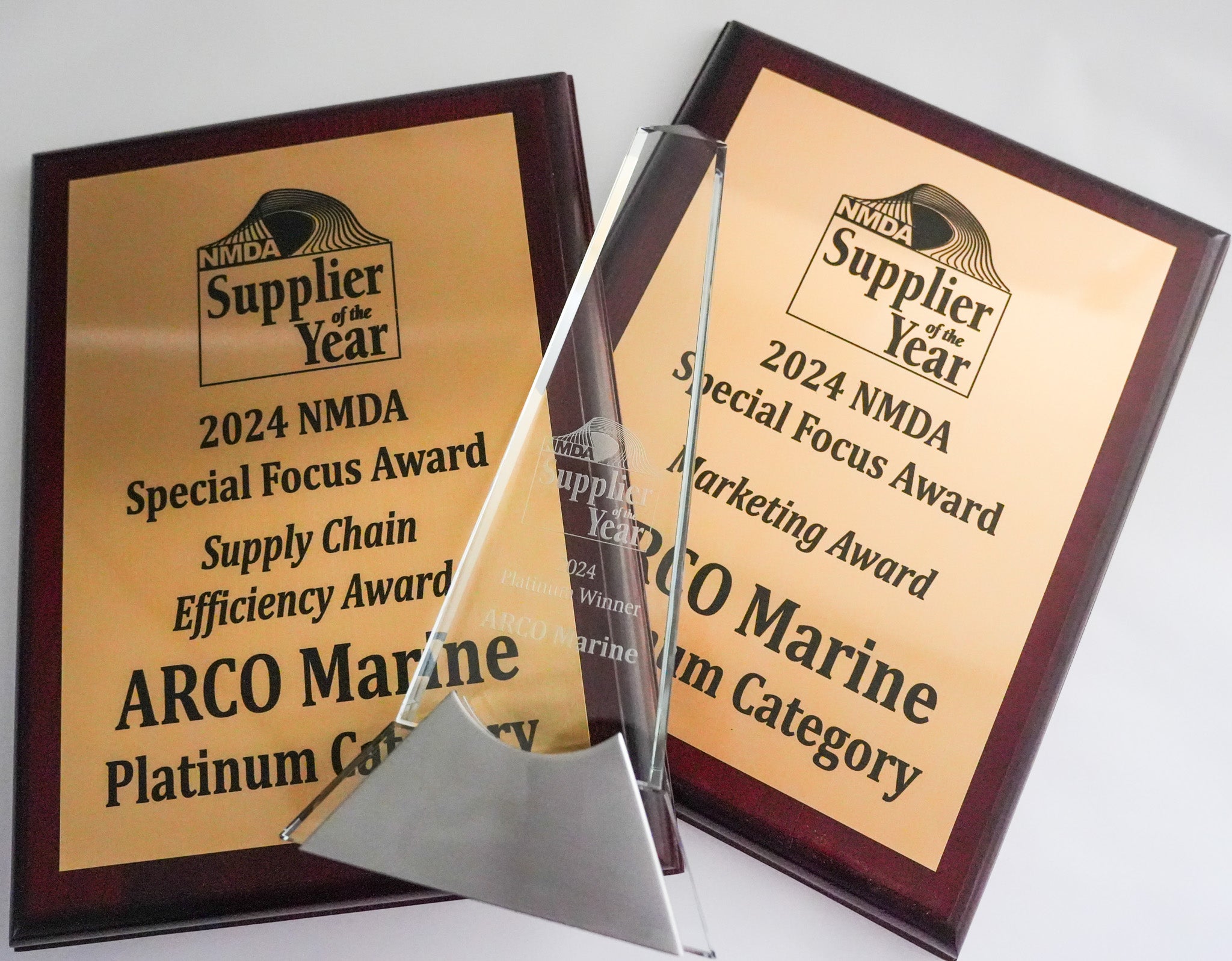 ARCO Marine Soars Again Wins Platinum Supplier of the Year for Second