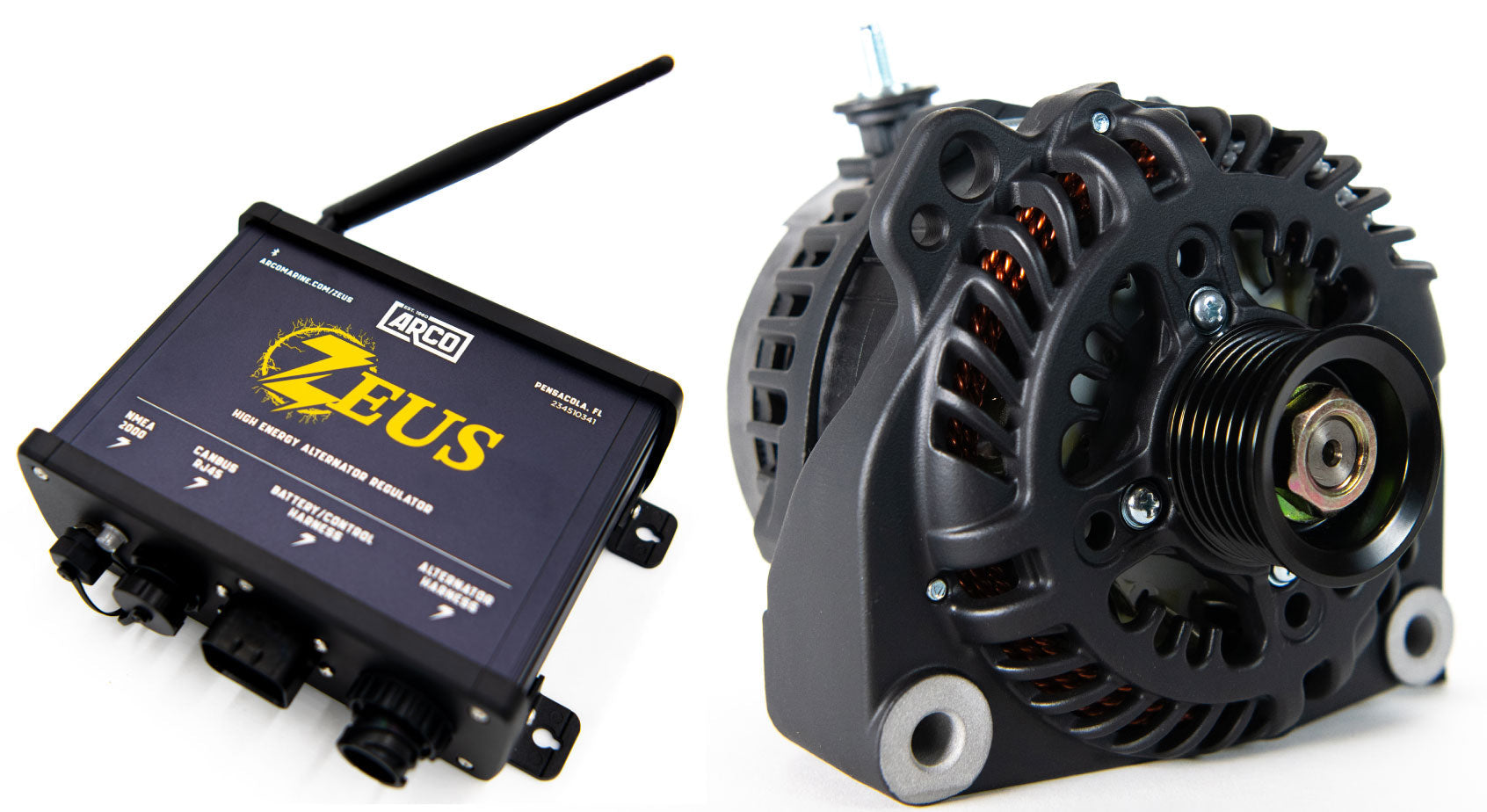 Zeus High Amperage Alternator & Bluetooth Regulator