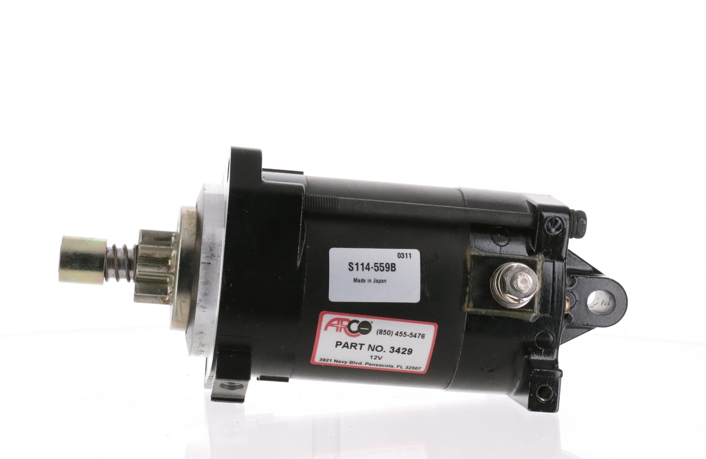 ARCO NEW Premium Replacement Outboard Starter for Yamaha, Hitachi - 3429