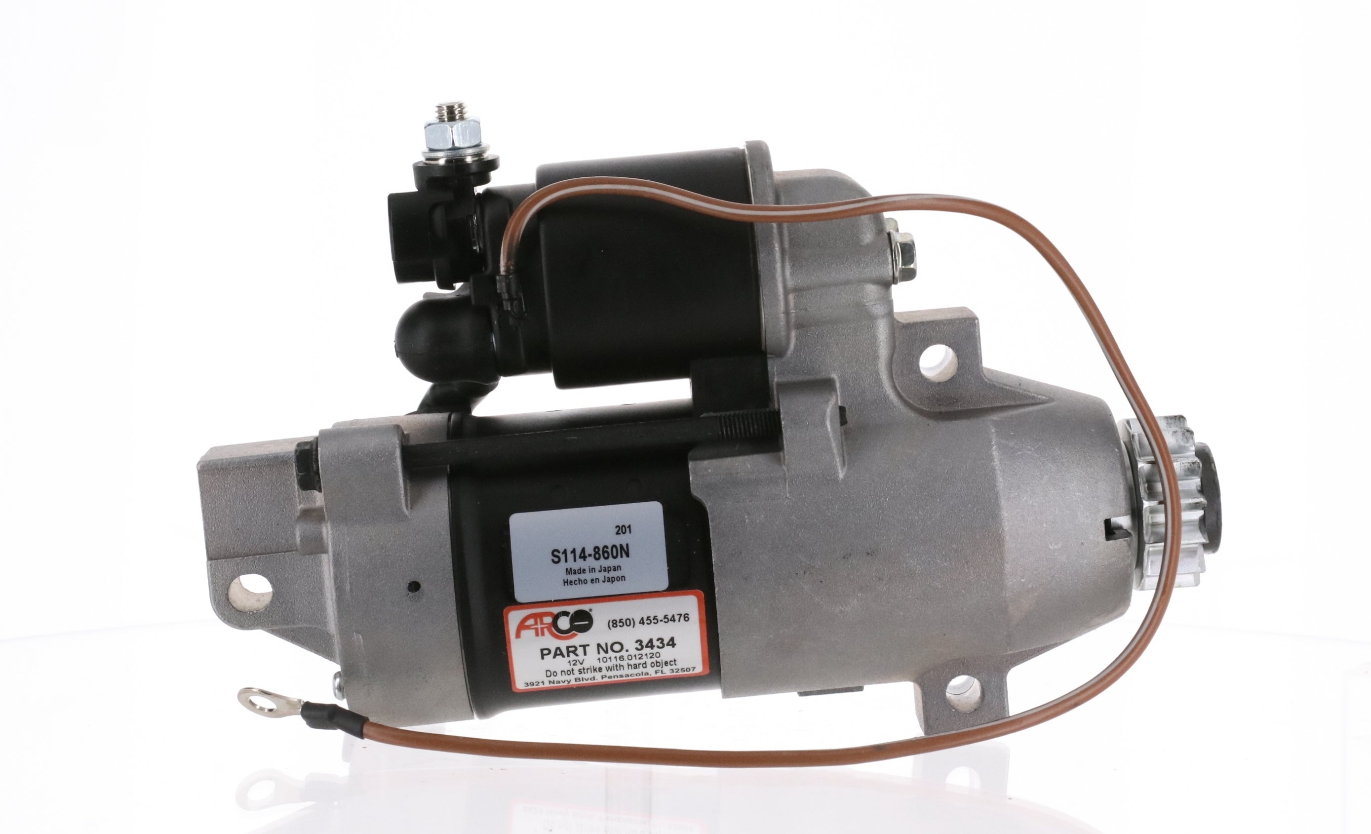 ARCO NEW Premium Replacement Outboard Starter for Yamaha, Hitachi - 3434